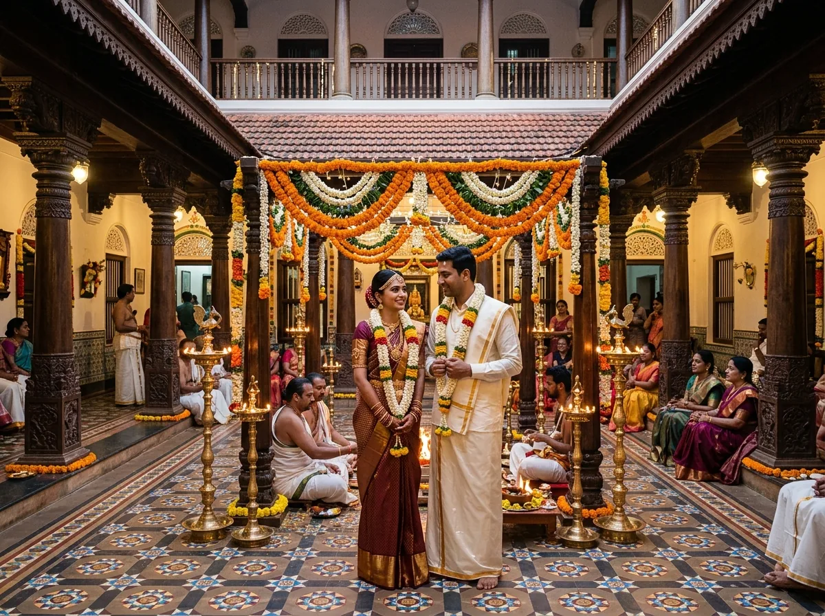 Palatial Mansions & Grand Courtyards